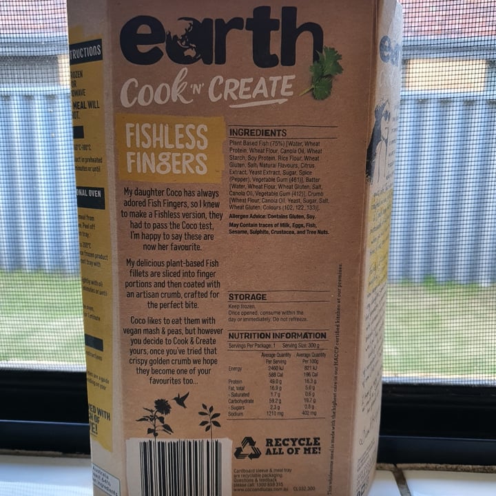 photo of Earth Cook n Create Fishless Fingers shared by @sharneejade on  09 May 2021 - review