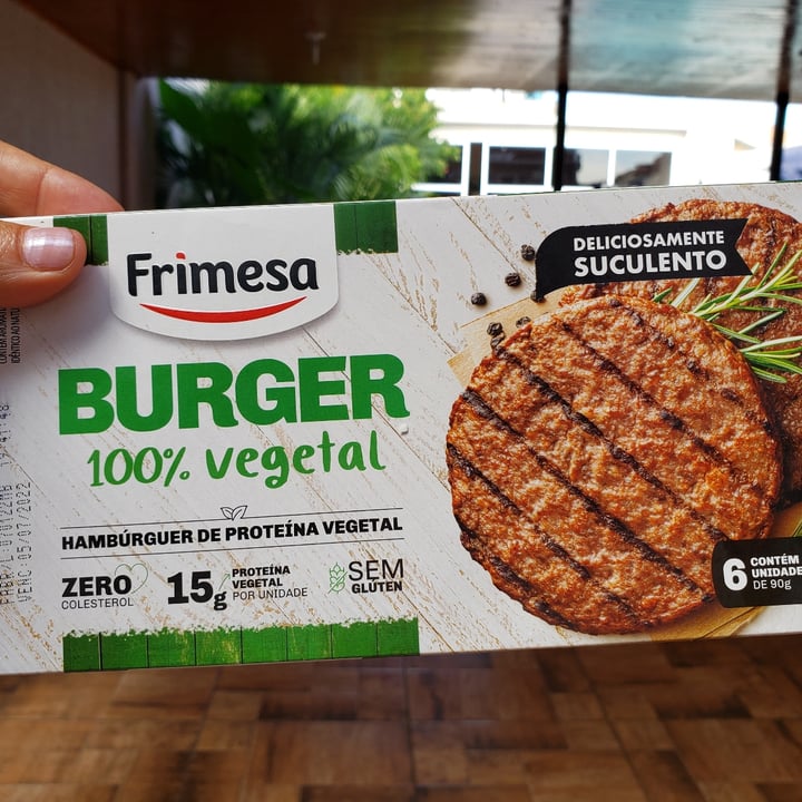 photo of Frimesa Burger 100% Vegetal shared by @roselinegrelli on  21 Apr 2022 - review