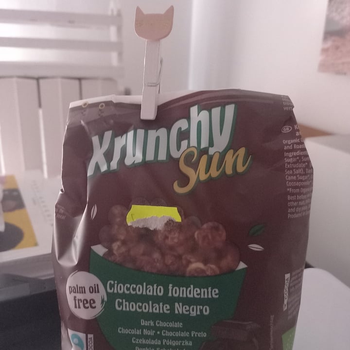 photo of Krunchy sun Xrunchy Sun Cioccolato Fondente shared by @simoveggy on  24 Mar 2022 - review