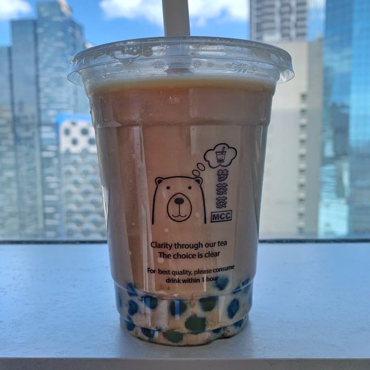 photo of Mong Cha Cha Cafe 梦茶茶 Earl Grey Black Sugar Boba Mylk Tea shared by @jashment on  12 Feb 2020 - review