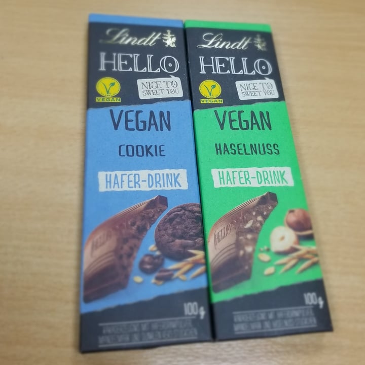 review photo of Lindt Hello Vegan Cookie Hafer-Drink shared by @20yearsvegan on 19 Jan 2021 - review