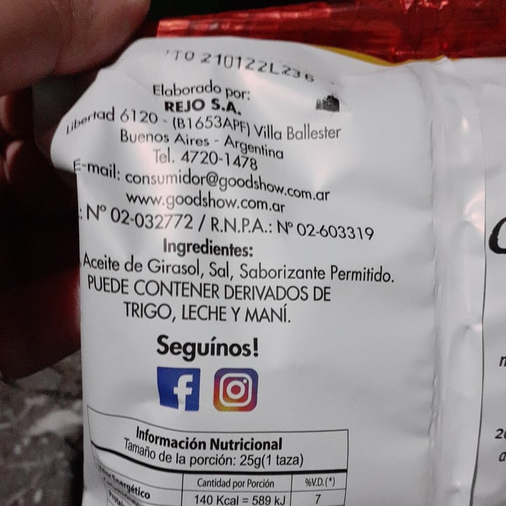 review photo of Good Show Papas Fritas Sabor Jamon Serrano shared by @nomadatrecw on 02 Dec 2021 - review