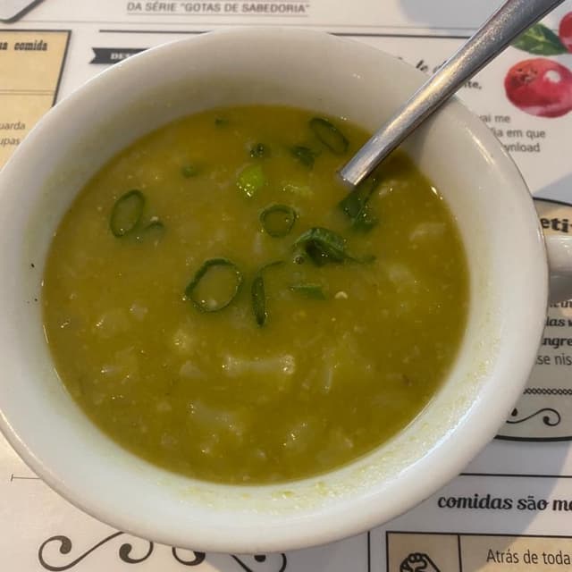 Photo of the dish “Sopa de ervilha e couve-flor”