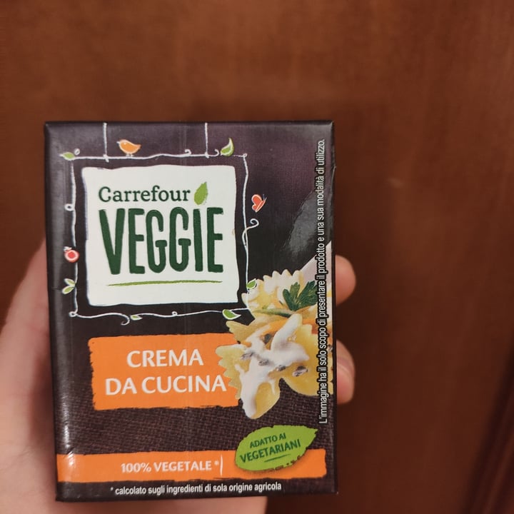 photo of Carrefour Veggie Crema da cucina shared by @dana290 on  20 Aug 2022 - review