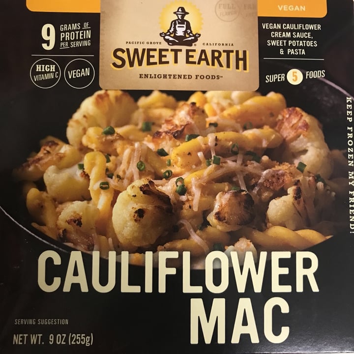 photo of Sweet Earth Cauliflower Mac shared by @mahalsoleil on  26 Jun 2020 - review