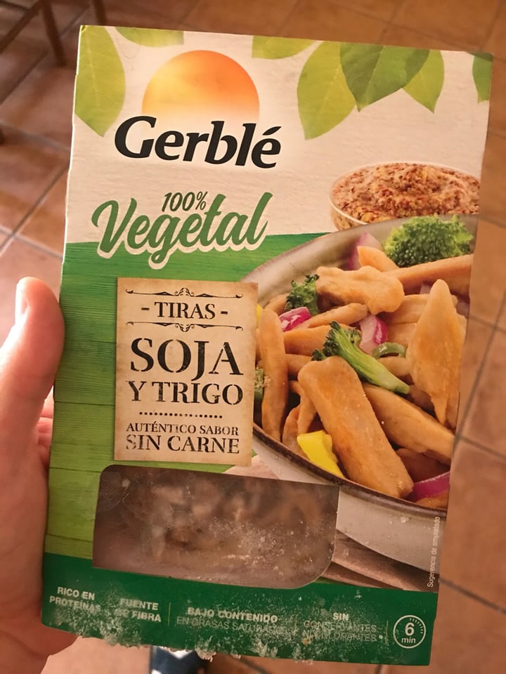 photo of Gerblé Tiras de Soja y Trigo shared by @veganxex on  22 Jul 2019 - review