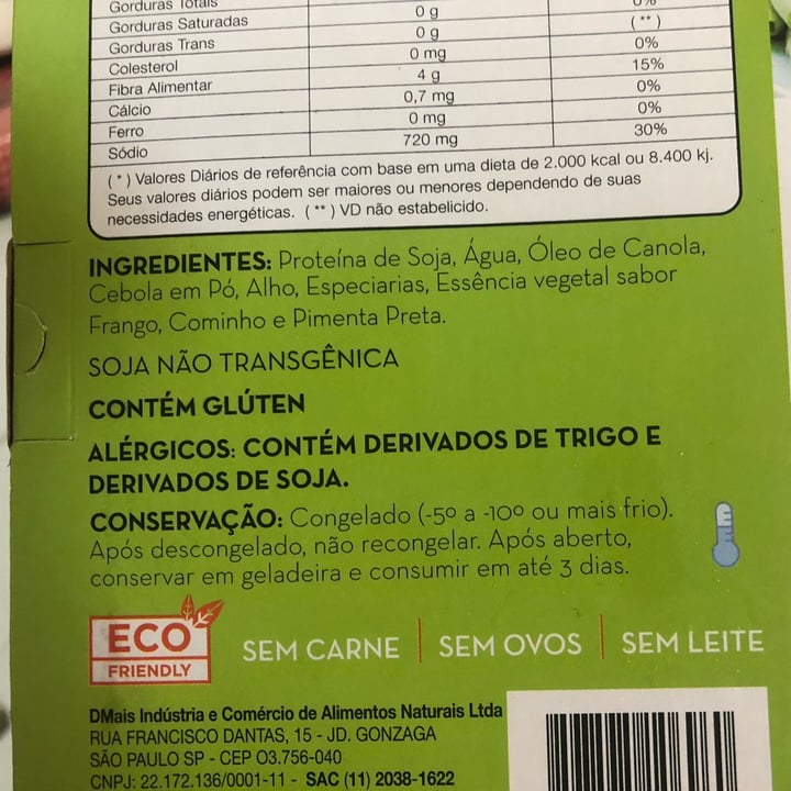 photo of Vegan Food FRANGO VEGANO em Filézinho shared by @fevalente on  07 Aug 2022 - review