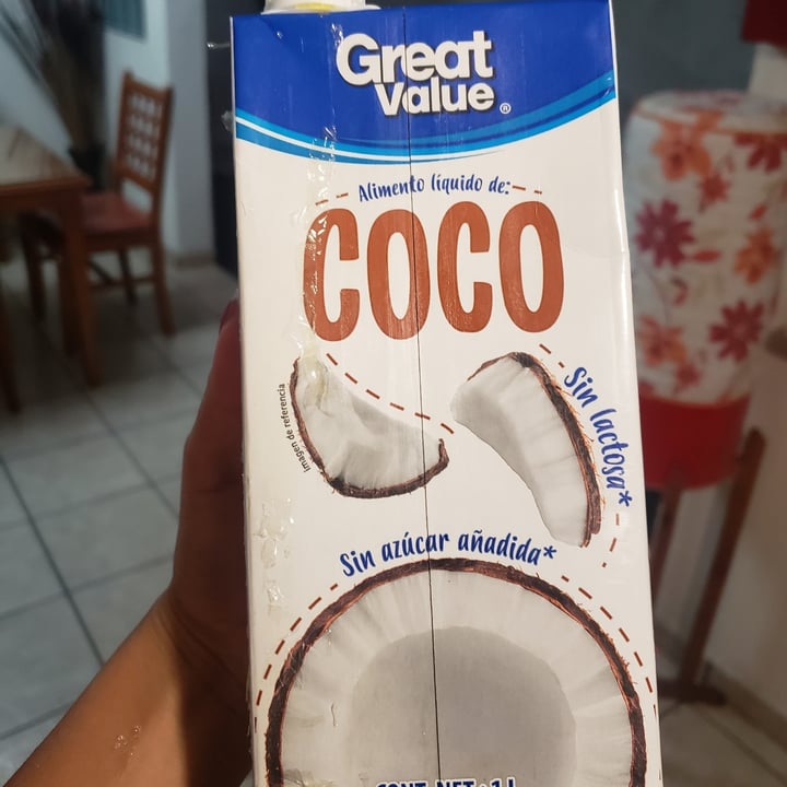 photo of Great Value  Alimento líquido de coco shared by @chepsita on  01 May 2022 - review