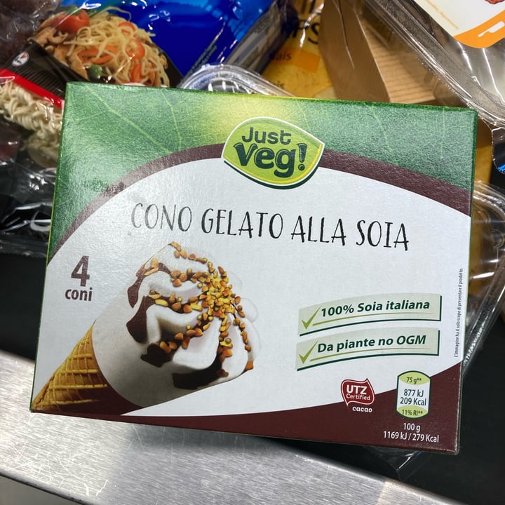 photo of Just Veg! (ALDI Italy) Cono gelato shared by @helenax on  21 Apr 2022 - review