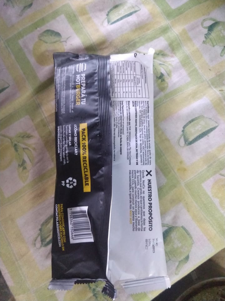review photo of NotCo Not Burger shared by @andycecimolle on 18 Oct 2022 - review