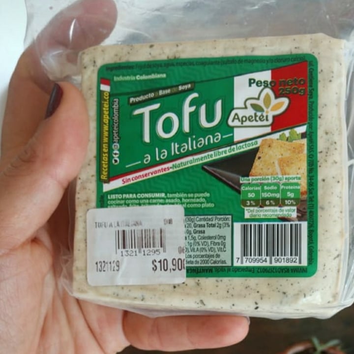 photo of Apetei Tofu a la Italiana shared by @adrivegama on  20 Mar 2021 - review