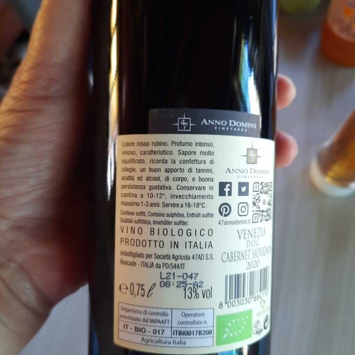 photo of Anno Domini Vineyards sauvignon cabernet shared by @paolacrocioni on  14 Aug 2022 - review