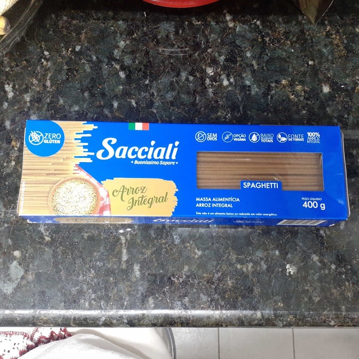 photo of Sacciali Massa Alimentícia Arroz Integral shared by @simoneantonelli on  25 Sep 2022 - review