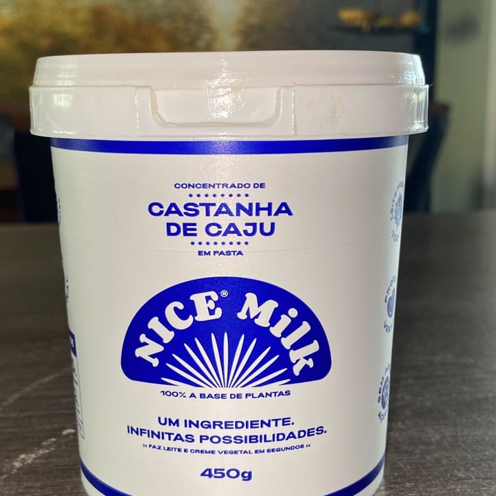 photo of Nice Milk Concentrado de Castanha de Caju shared by @claudiamorassutti on  11 Apr 2022 - review