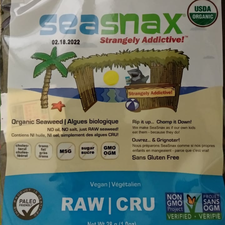 review photo of SeaSnax Raw organic Seasnax shared by @andkot on 09 Jun 2020 - review