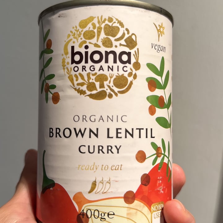 photo of biona organic Organic Brown Lentil Curry shared by @mrdonut on  07 Oct 2022 - review