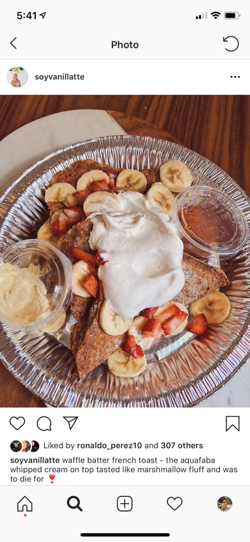 photo of The Breakfast Club at the ECM waffle batter french toast shared by @soyvanillatte on  15 May 2019 - review