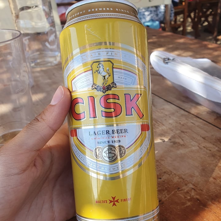 photo of Cisk Lager beer shared by @lucri on  08 Aug 2022 - review