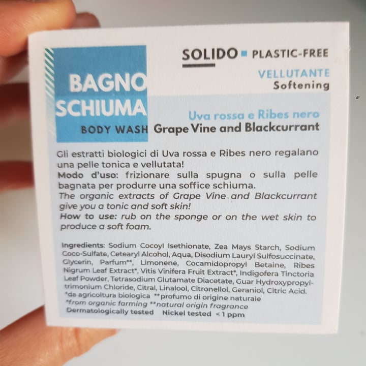 photo of Officina naturae Bagno Schiuma Solido shared by @night92 on  02 Jun 2021 - review