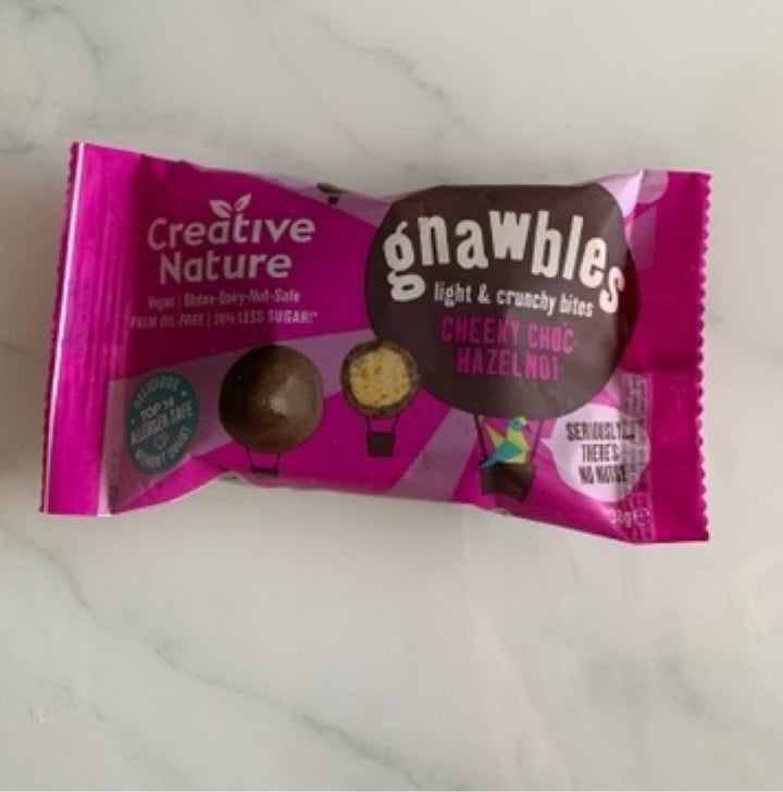 photo of Creative Nature Hazelnot Gnawbles shared by @wheretovegan on  18 May 2020 - review
