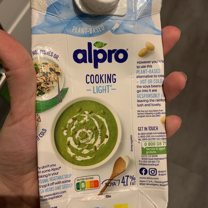 review photo of Alpro Cooking Light shared by @federicalombardi on 15 Apr 2022 - review