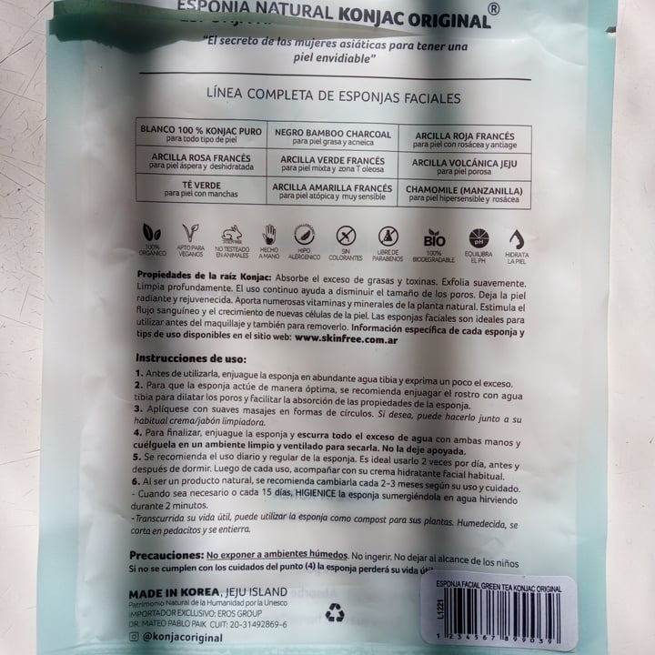 review photo of Coony Korean Beauty Lab Esponja Natural Konjac Original shared by @nildatnr on 27 Feb 2022 - review
