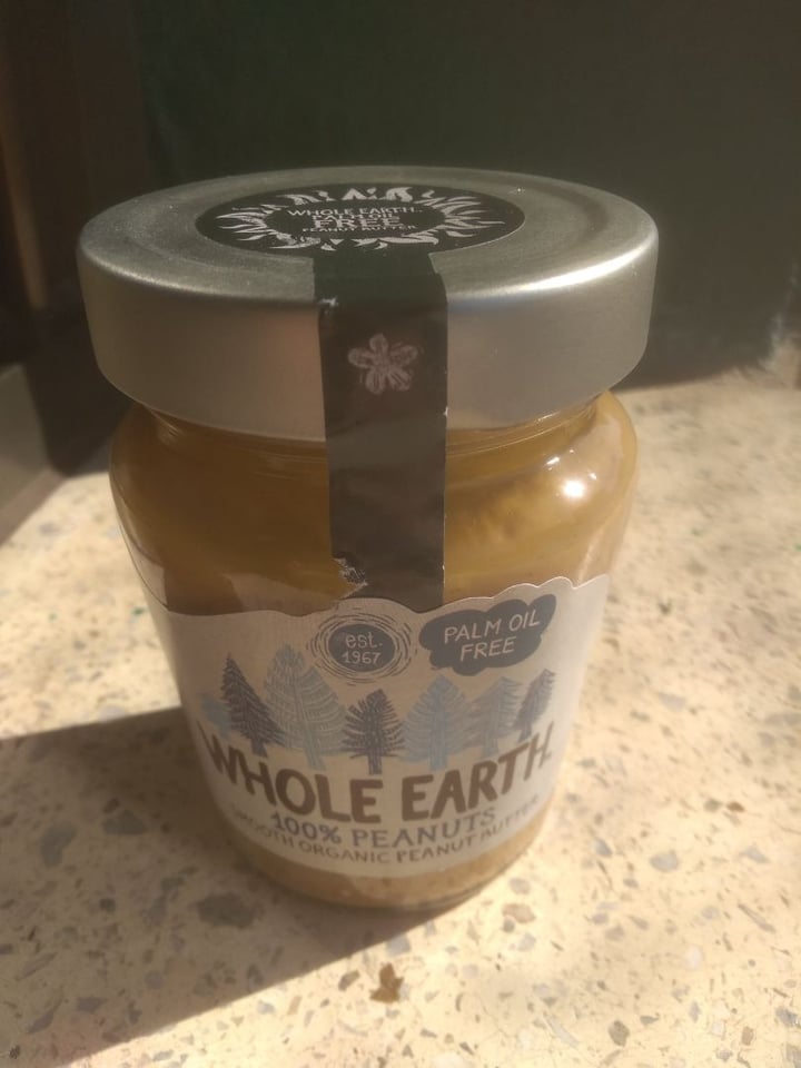 photo of Whole Earth smooth organic peanut butter shared by @veggisa on  23 Feb 2020 - review
