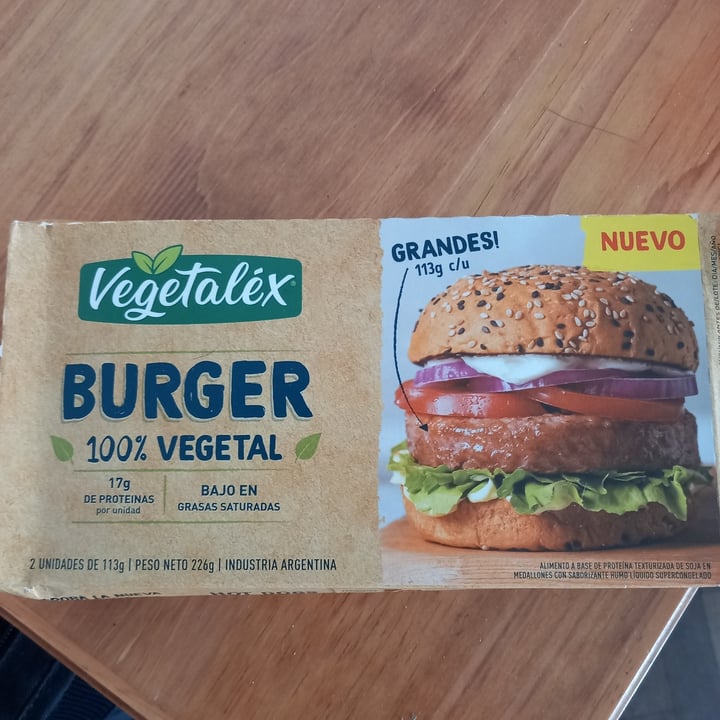 photo of Vegetalex Burger 100% Vegetal shared by @solemr on  31 Dec 2021 - review