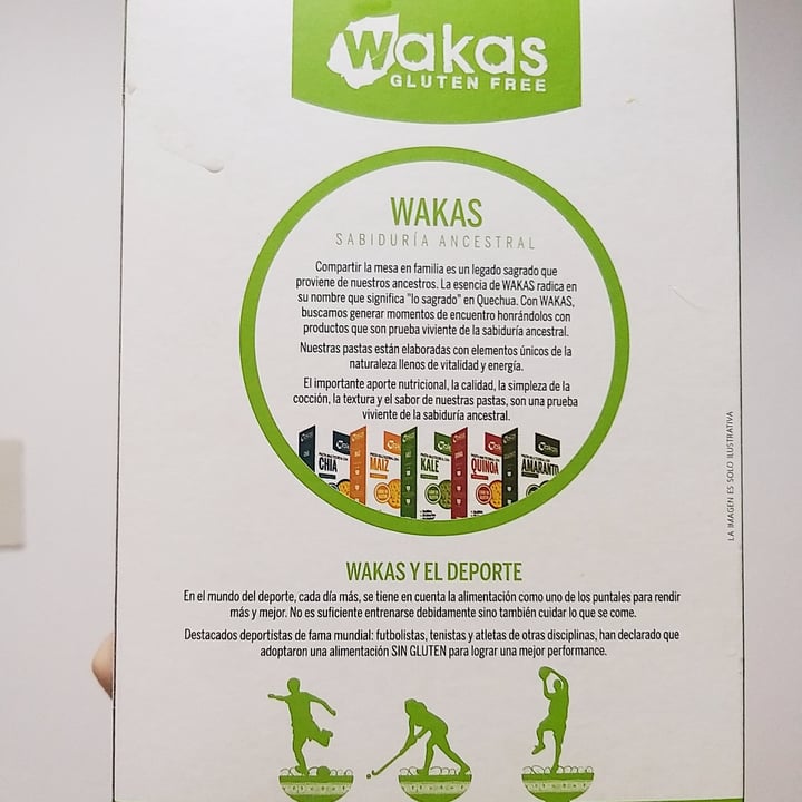 photo of Wakas Pasta Multicereal con Kale shared by @gabeee on  02 Apr 2022 - review