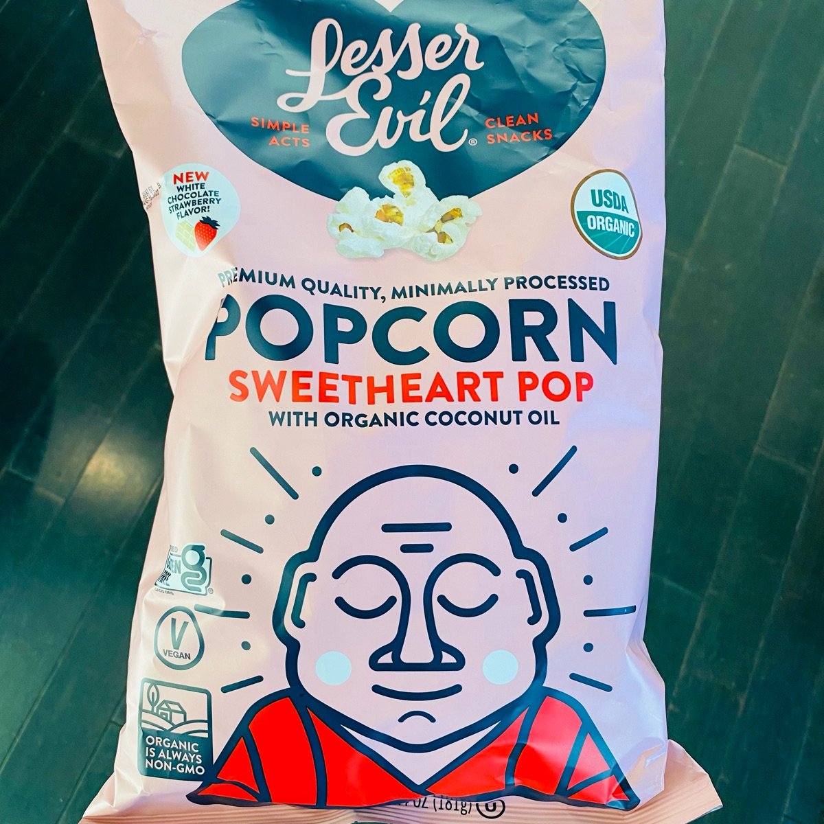 Lesser Evil Snacks Sweetheart Pop Popcorn Reviews abillion
