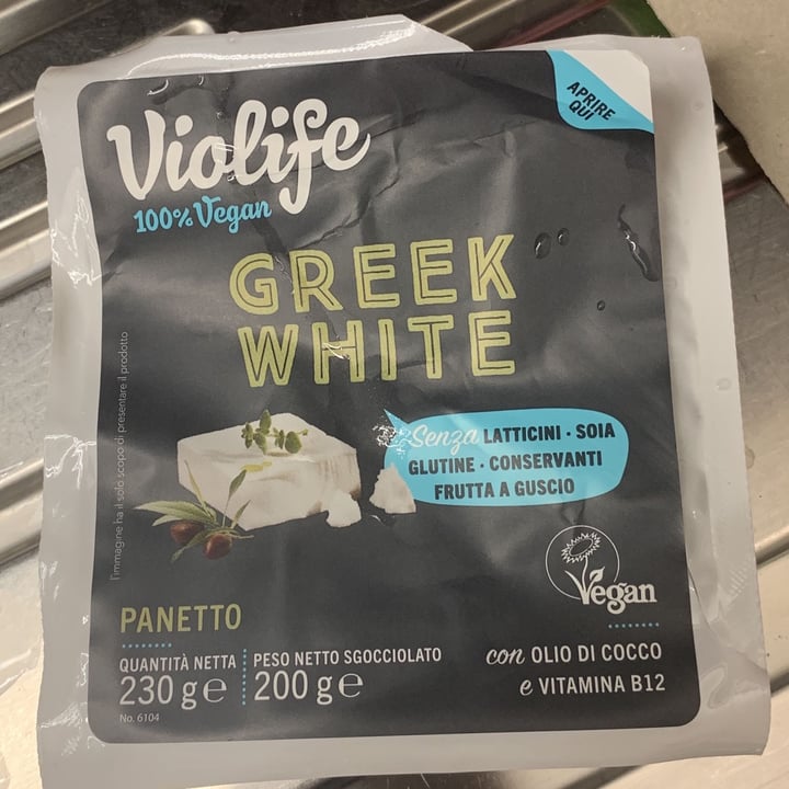 photo of Violife Greek White (Block/Panetto) shared by @rebeccamenozzi on  08 Jun 2022 - review