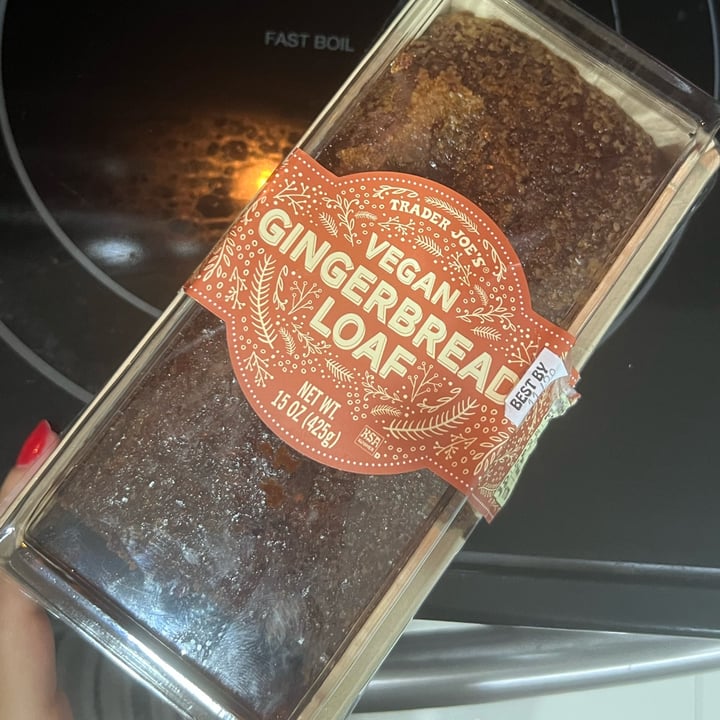 photo of Trader Joe's Vegan Gingerbread Loaf shared by @junieleone on  24 Nov 2022 - review