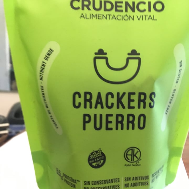 photo of Crudencio Crackers de puerro shared by @gabibalcarce on  29 Nov 2021 - review