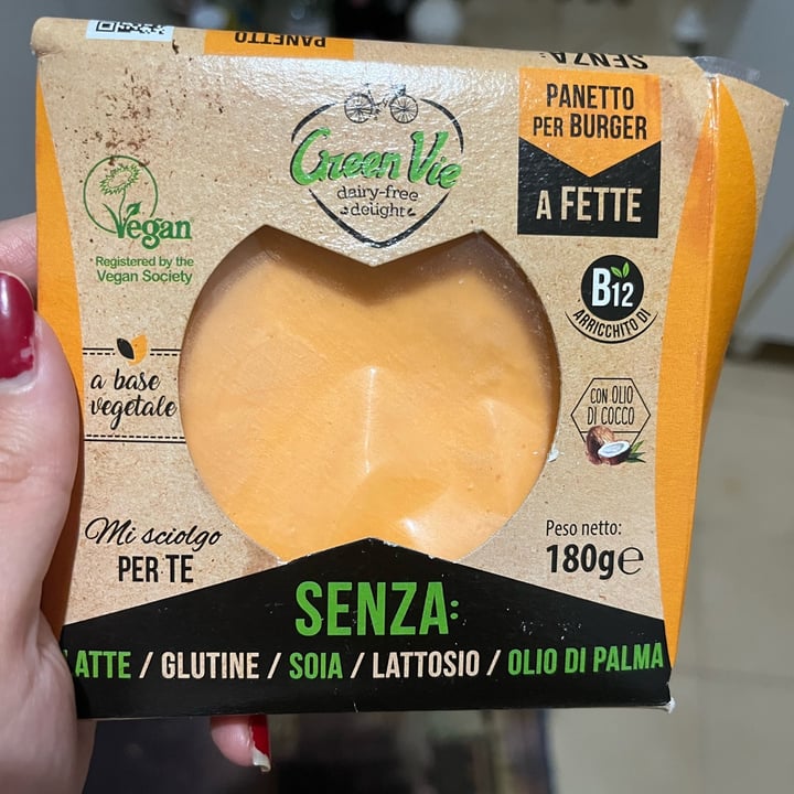 photo of GreenVie Foods Cheddar Slices shared by @ambra95 on  05 Jan 2022 - review