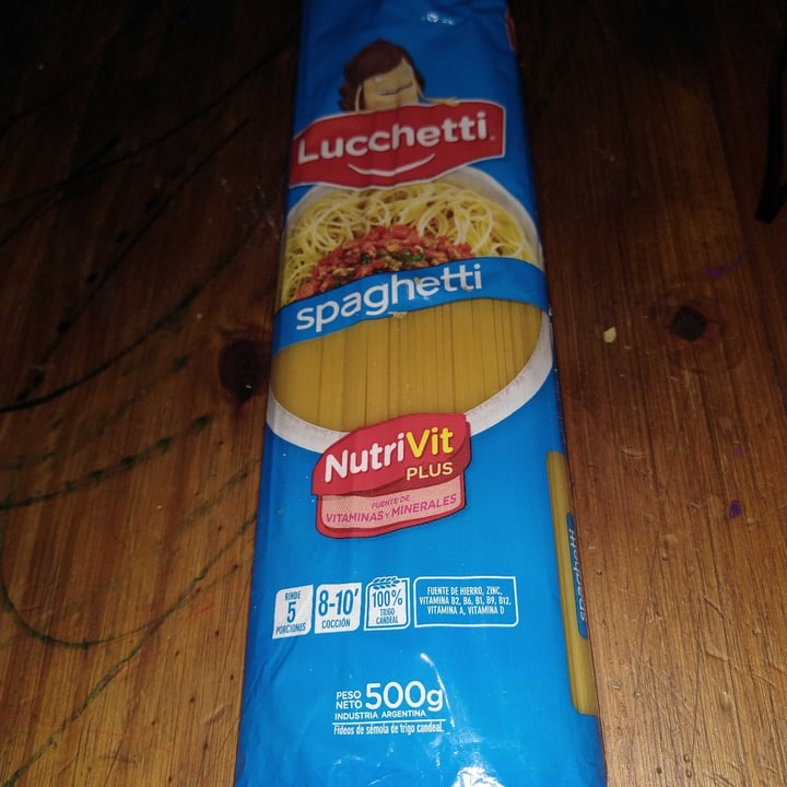 photo of Lucchetti Fideos spaghetti shared by @andreavegana7 on  15 Apr 2021 - review