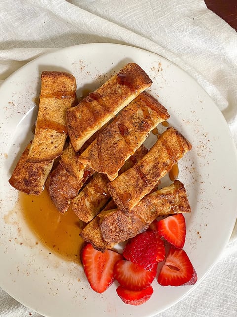 Cinnamon French Toast Sticks
