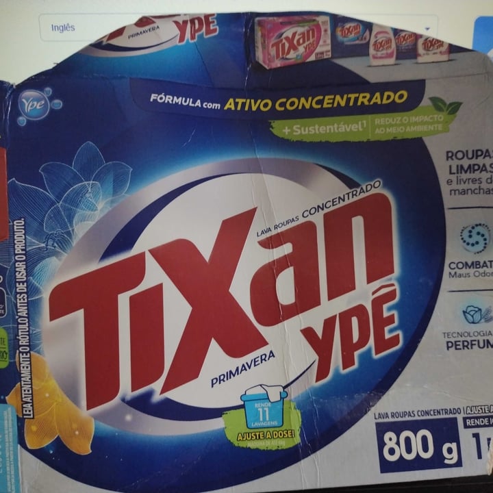 review photo of Tixan Ypê lava roupa hipoalergenico shared by @cecilia67 on 17 May 2022 - review