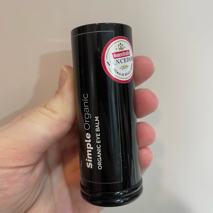 photo of Simple Organic Balm de olhos shared by @thatoninatto on  05 May 2022 - review