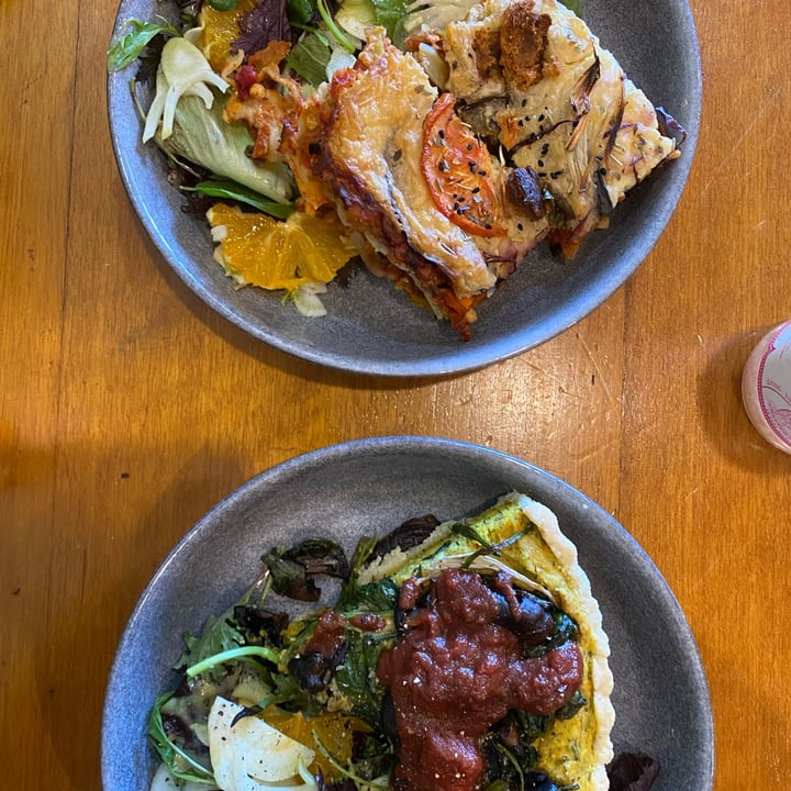 photo of 1two1 Lasagna With Orange/Fennel Salad And Mushroom And Asparagus Tart shared by @clairetait on  02 Nov 2022 - review