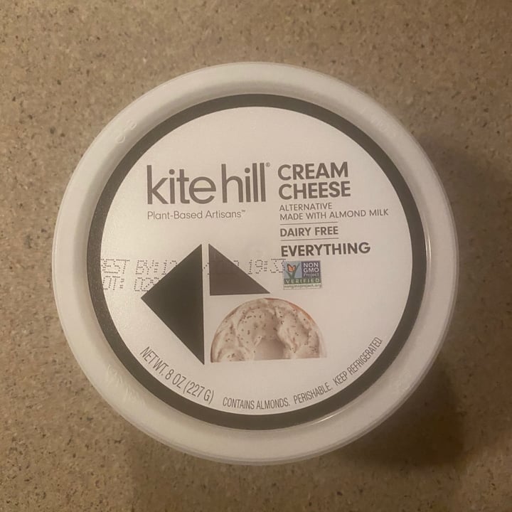 review photo of Kite Hill Cream Cheese Alternative Everything shared by @gothyvegan on 06 Dec 2020 - review