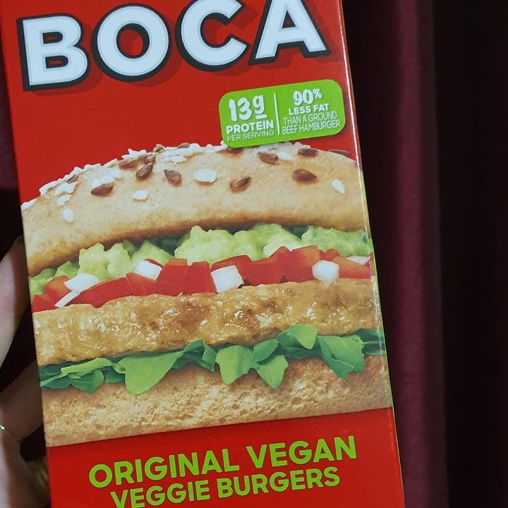 photo of BOCA Original Vegan Veggie Burger shared by @paniwilson on  28 Jan 2021 - review