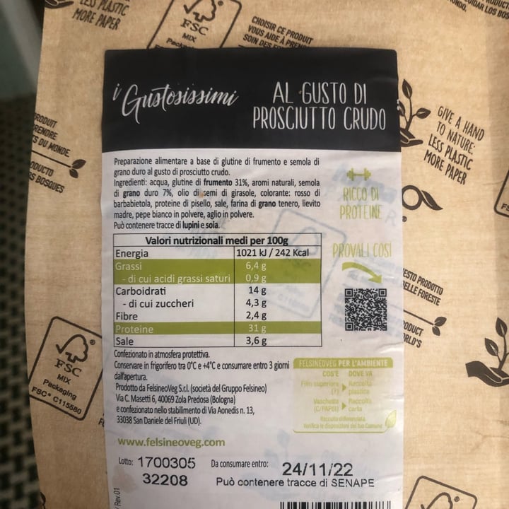 review photo of I gustosissimi Affetato Vegetale Prosciutto Crudo shared by @d413n on 12 Sep 2022 - review