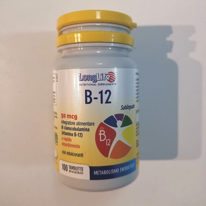 photo of Longlife B-12 1000 mcg shared by @federicacarbone on  13 Apr 2022 - review
