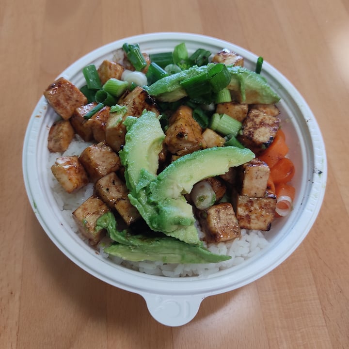 review photo of Flame Broiler Organic tofu shared by @morganvegan13 on 10 May 2022 - review