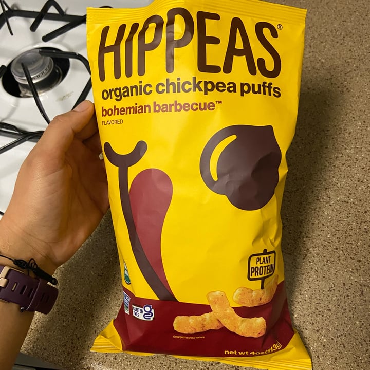 review photo of Hippeas Organic chickpea puffs shared by @jacquevegan on 23 Apr 2022 - review