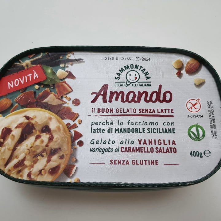 photo of Sammontana Amando Gelato Alla Vaniglia Vatiegato al Caramello Salato shared by @janaina on  14 Oct 2022 - review