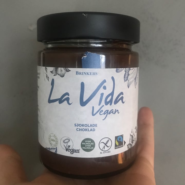 photo of La Vida Vegan Chocolate spread shared by @andreacantto on  28 Mar 2021 - review