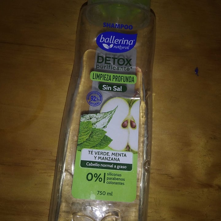review photo of Ballerina Natural Ballerina Limpieza Profunda Sin Sal shared by @constanza0812 on 14 Jul 2021 - review