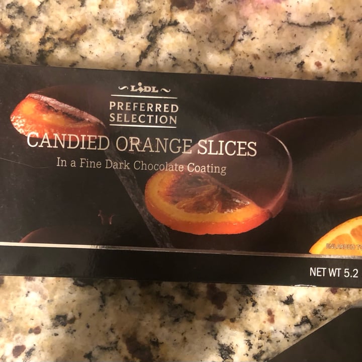 photo of Lidl preferred selection Candied Orange Slices shared by @natalielovesbeans on  13 Dec 2022 - review
