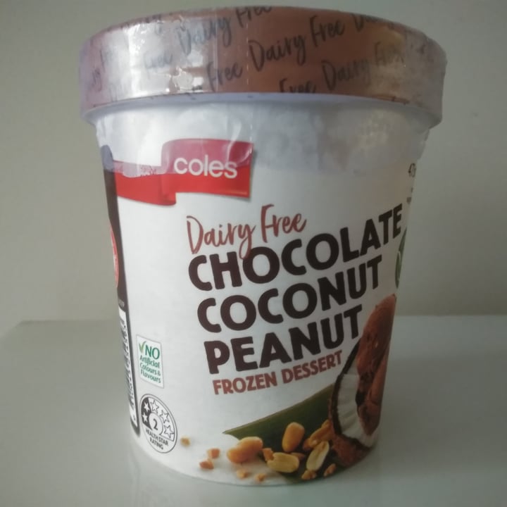 Coles Chocolate Coconut Peanut Frozen Dessert Review abillion